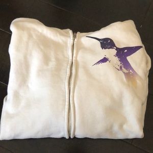 Free City White Zip-Up